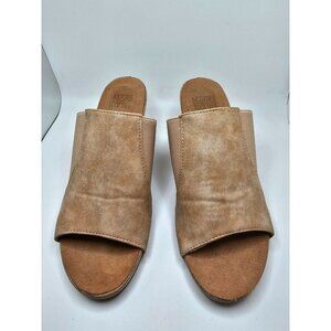 Women's Mootsies Tootsies Taber Embroidered Wedge Sandals Beige Size‎ 9M